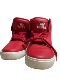 28cm SUPRA レッド ハイカットスニーカーのサムネイル