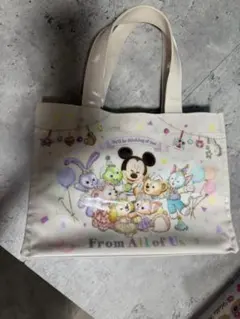 ダッフィー＆フレンズ　フロムオールオブアス　ミニ　トートバッグ