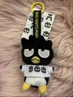 バッドばつ丸 マスコットホルダー おもしろフェイスデザイン