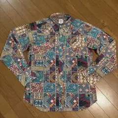 超美品　South2 West8 長袖シャツ 柄シャツ