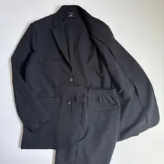 美品 ニューバランス THE CITY セットアップ S 黒 洗える ストレッチ