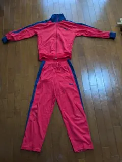 古着　PUMA プーマ　ジャージ　 Sサイズ 赤×ネイビー 希少 レア