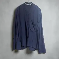 ZARA 長袖シャツ ネイビー