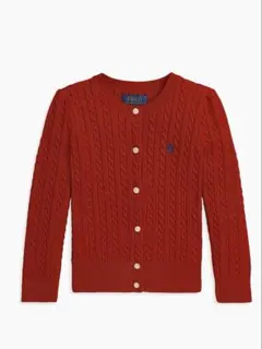 新品　Polo Ralph Lauren カーディガン 赤