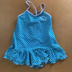 チェック柄可愛い水着140センチ