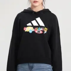 【新品未使用】アディダス スウェット パーカー フード付きスウェットシャツ 白S