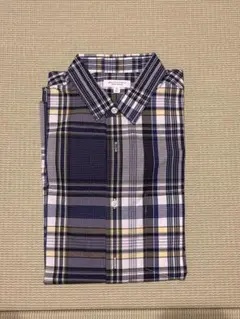 新品・未使用 united arrows 長袖シャツ Sサイズ チェック ブルー