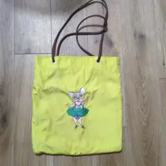 GUSCIO グッシオ　イタリア　ナイロントートバッグ　フレンチブルドッグ刺繍
