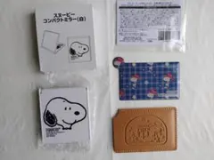 【非売品・未使用】スヌーピー 白ミラー＆カードミラー 2点セット まとめ売りのサムネイル