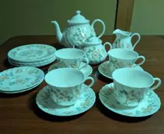 Wedgwood ティーセット コロンビア セージグリーン 黒壺 - メルカリ