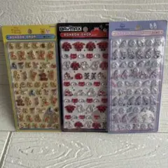 【正規品】 ボンボンドロップシール ミニ ディズニー 3枚セット まとめ売り