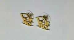 Christian Dior トロッター ロゴ ピアス ゴールド ヴィンテージのサムネイル