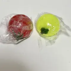 トマト　メロン　水系スクイーズ　果物　フルーツ　2種セット