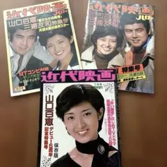 昭和54年、55年頃の山口百恵に関する雑誌の小冊子【3冊セット