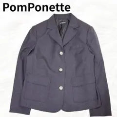 pom ponette ポンポネット ブレザー L 紺 テーラードジャケットのサムネイル