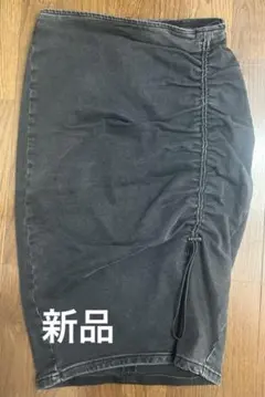 新品ダメージデニムスカート