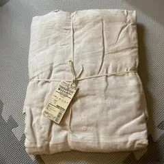 無印良品 麻平織 掛けふとんカバー SS-S 145×210cm シングル 新品