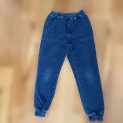 デニムブルー ジョガーパンツ　150 GU ジーユー