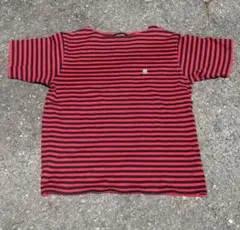 ボーダーTシャツ　赤黒のサムネイル