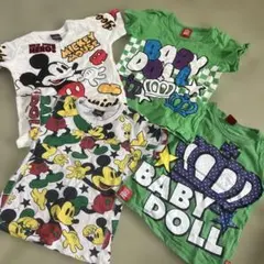 ベビードール 4枚セット 110 ディズニーコラボ