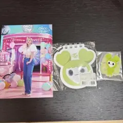 TWICE オンラインくじ　メモ帳　ジョンヨン　ラントレ　ステッカー