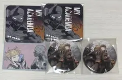 ヒロアカ原画展　缶バッジ　メモリアルコレクション　トゥワイス　コースター