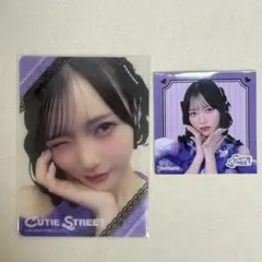 CUTIE STREET トレカ たすき衣装 ＆抽選会ステッカー真鍋凪咲