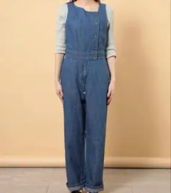 CIMARRON シマロン リネンバックレスサロペットのサムネイル