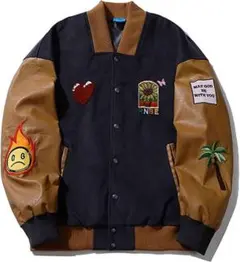 ★大幅値下げしました★スタジャン オーバーサイズ ワッペン ユニセックス