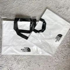 【新品】ノースフェイス ショッパー エコバッグ トートバッグ ML2点セット 白