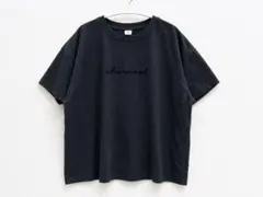 LILASIC レディースTシャツ　刺繍ロゴ　チャコールグレーのサムネイル