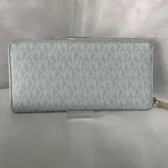 MICHAEL KORS ジェットセット トラベルライトブルー 長財布