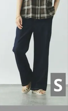 【新品】完売品　GLOBALWORK 冷感　イージー　デニムパンツ S