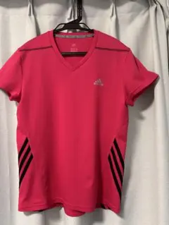 adidas バドミントンウェア シャツ ピンクのサムネイル