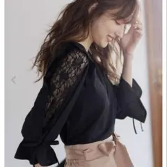 INGNI レースブラウス