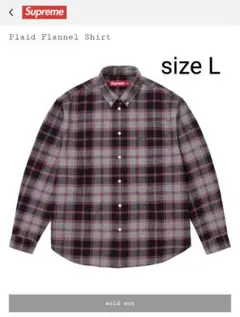 Supreme Plaid Flannel Shirt 25fw サイズL