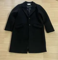 AZULチェスターコート　黒　クリーニング済み‼️本日値下げしました！お買い得