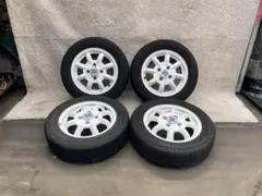 MINILITE 13インチ ホイール タイヤ 4本セット155/65R13のサムネイル