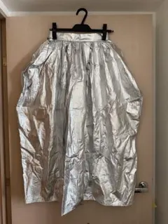 AEWEN MATOPH シルバー ロングスカート