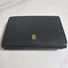 BURBERRY[バーバリー] 三つ折り財布 Black 未使用 メルカリ限定 新品未使用】BURBERRY Bシールド ウォレット 3つ折り財布 小銭入付