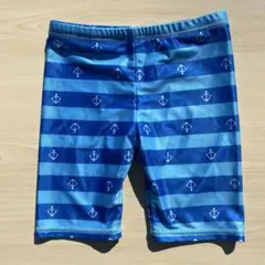 110 男の子 水着　青　プール　海