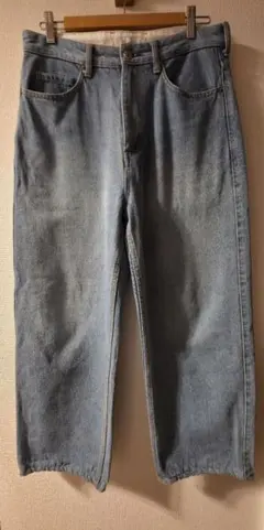cornier SILK/COTTON VINTAGE DENIM PANTS