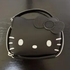 HELLO KITTY BRILMY 　ミニコスメポーチ　キティ　ブラック