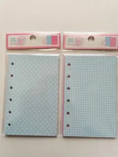 MERING メリング　シール台紙　ドット&ギンガムチェックのセット