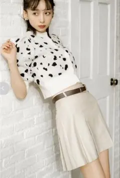 LILY BROWN アニマルニットジャガードカーディガン新品未使用