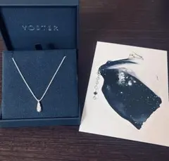 YOSTER Grand Drop ネックレス シルバー ヨースター - メルカリ