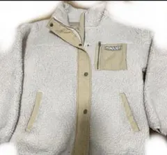 ⭐️本日限定価格⭐️ ROXY ホワイトフリースジャケット S キッズも暖か