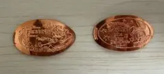 ディズニー　スーベニアメダル　2点