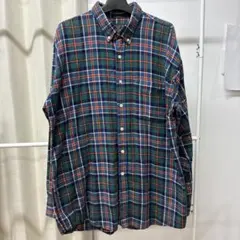 ポルトガル製 90S 巨人タグ J.CREW オンブレチェックシャツ - メルカリ