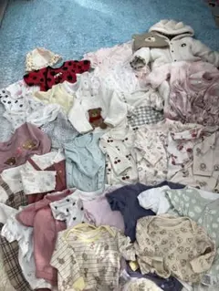 夏秋生まれ　女の子　新生児〜70サイズまで　まとめ売り　41点
